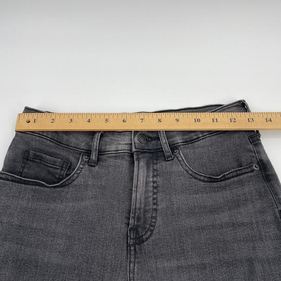 EVERLANE Jeans Authentic Stretch Mid Rise Women Size 28 Ankle Skinny Grey Denim - Picture 5 of 10